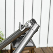 Foldable Hammock Stand, 120kg, Black Outsunny
