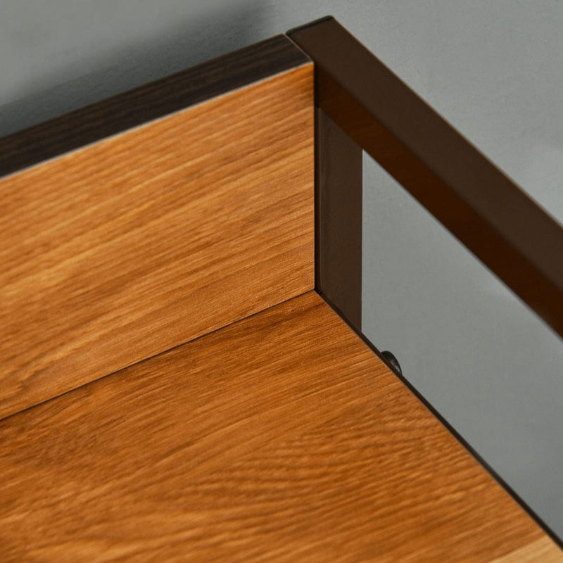 4-Drawer Steel & Wood Bedroom Dresser