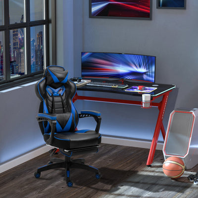 Racing Gaming Chair Blue Vinsetto