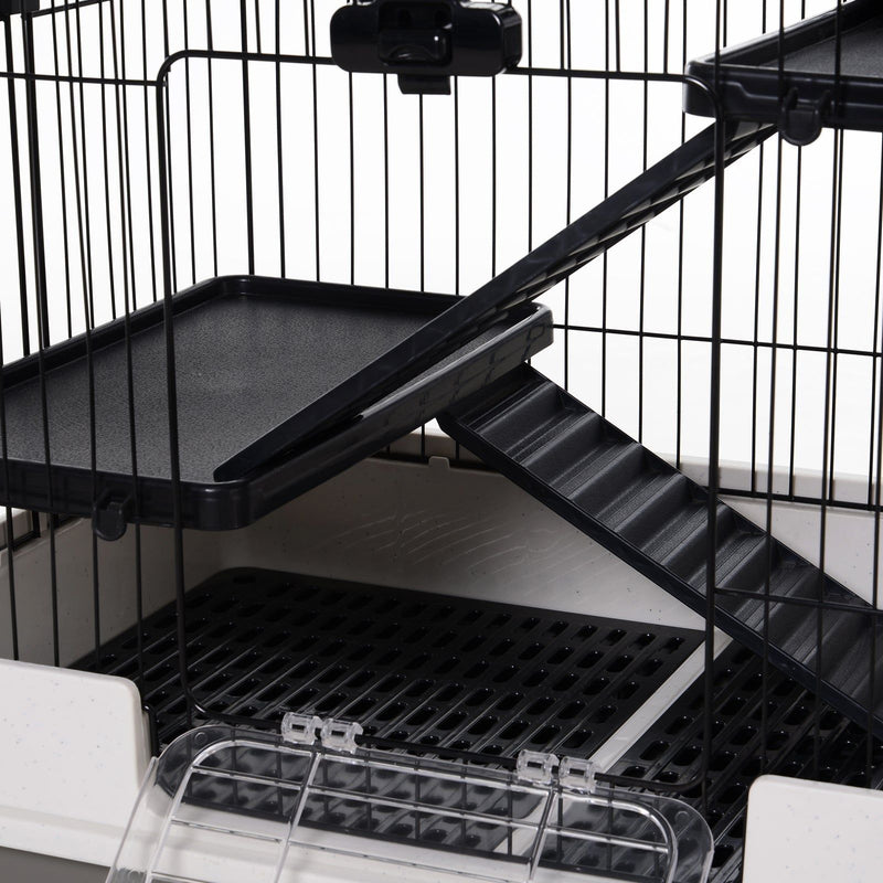 3-Tier Small Animal Cage With Wheels