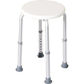 Non Slip Shower Seat, Cream White Homcom
