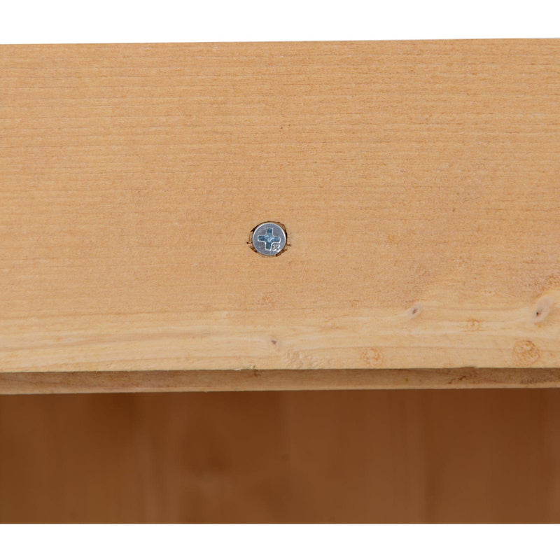 Small Garden Storage Cupboard - Double Doors - 74x43x88 cm