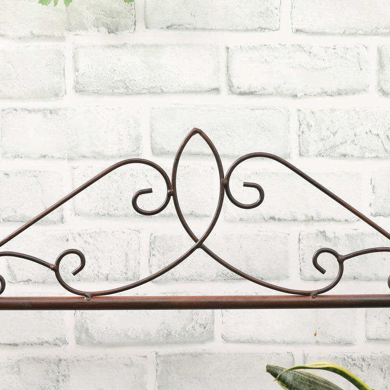 3 Tier Metal Plant Stand, Indoor/Outdoor Outsunny