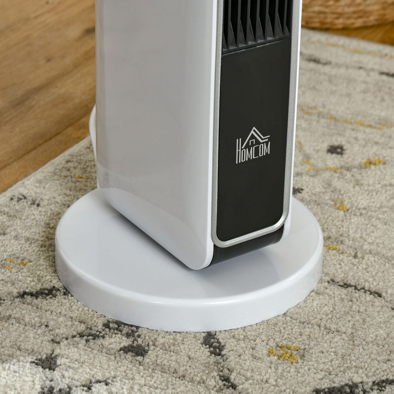 Oscillating Ceramic Tower Heater, 1000W/2000W