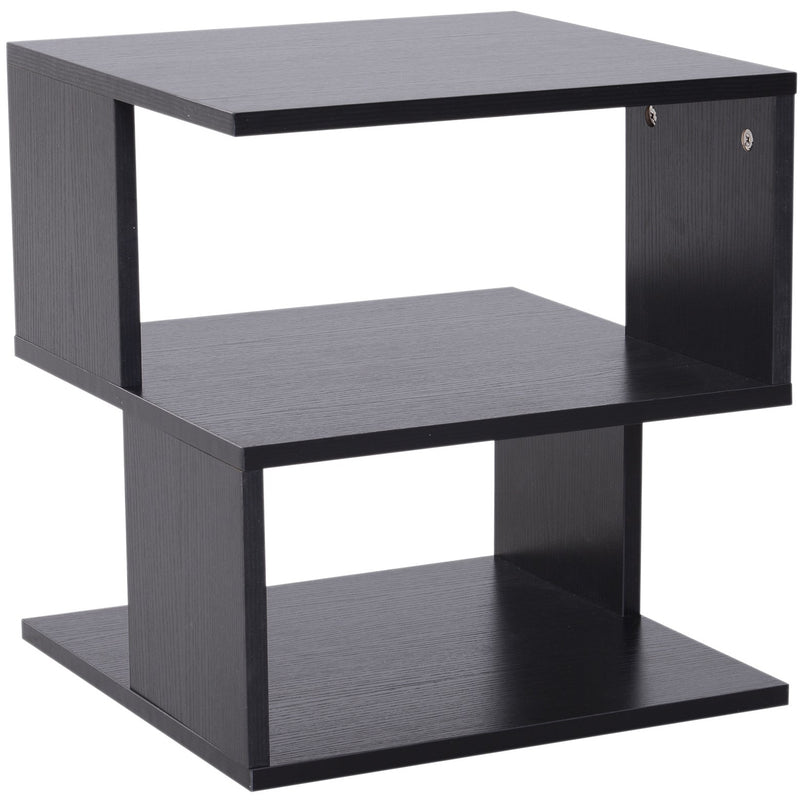 2 Tier Square Coffee Table with Storage