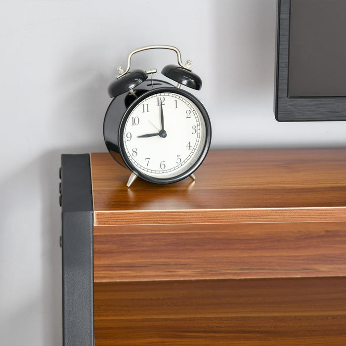 Home Office Computer Desk with Storage Shelf