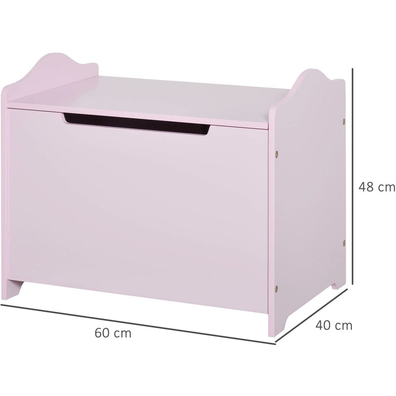 Wooden Toy Box With Seat