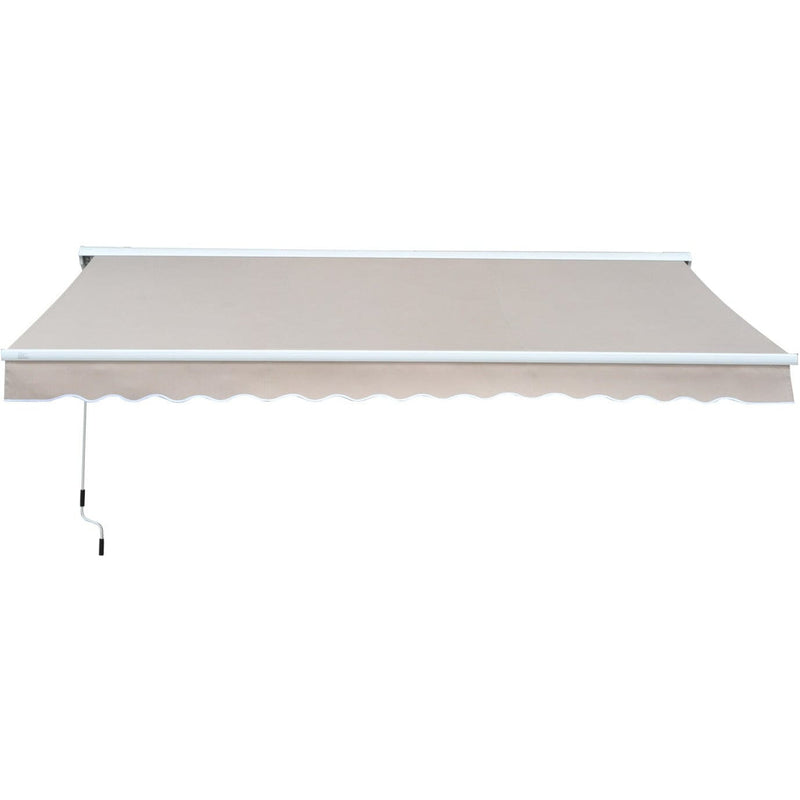 Electric Awning For Patio, 2.95 x 2.5M, Cream White