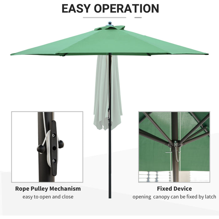 2.8m Outdoor Patio Parasols