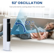 41" Bladeless Tower Fan Homcom