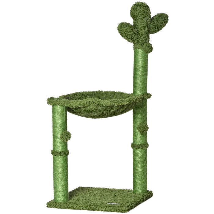 Cactus Cat Scratching Post, Hammock Bed, Dangling Ball