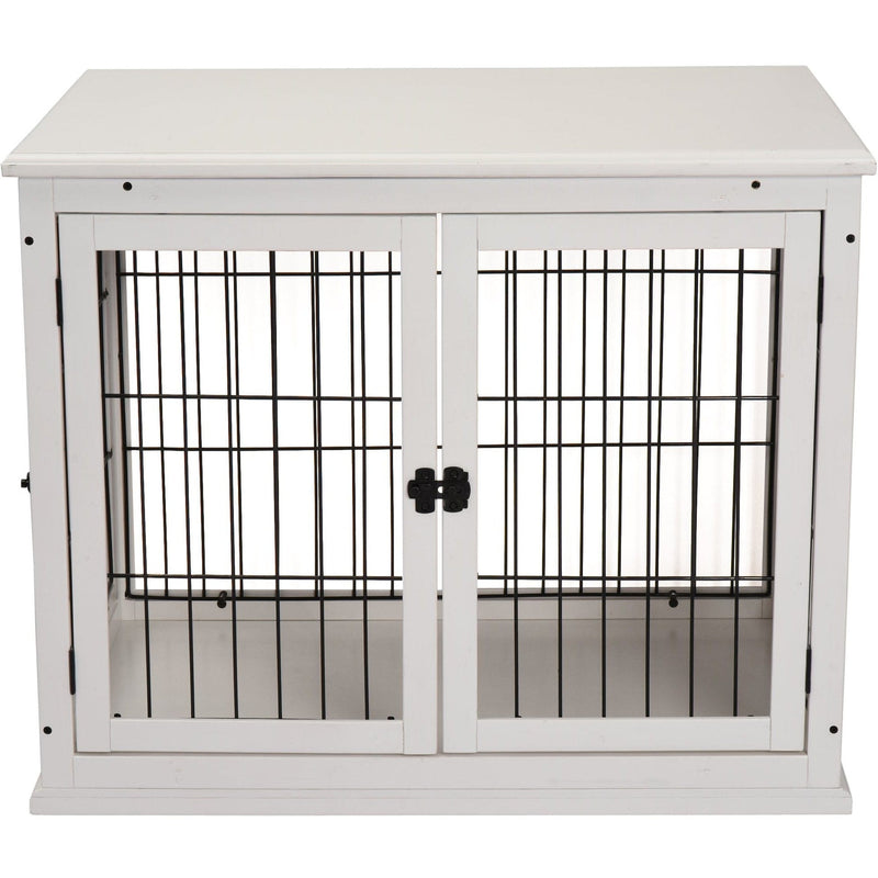 3-Door Small Indoor Pet Cage, White