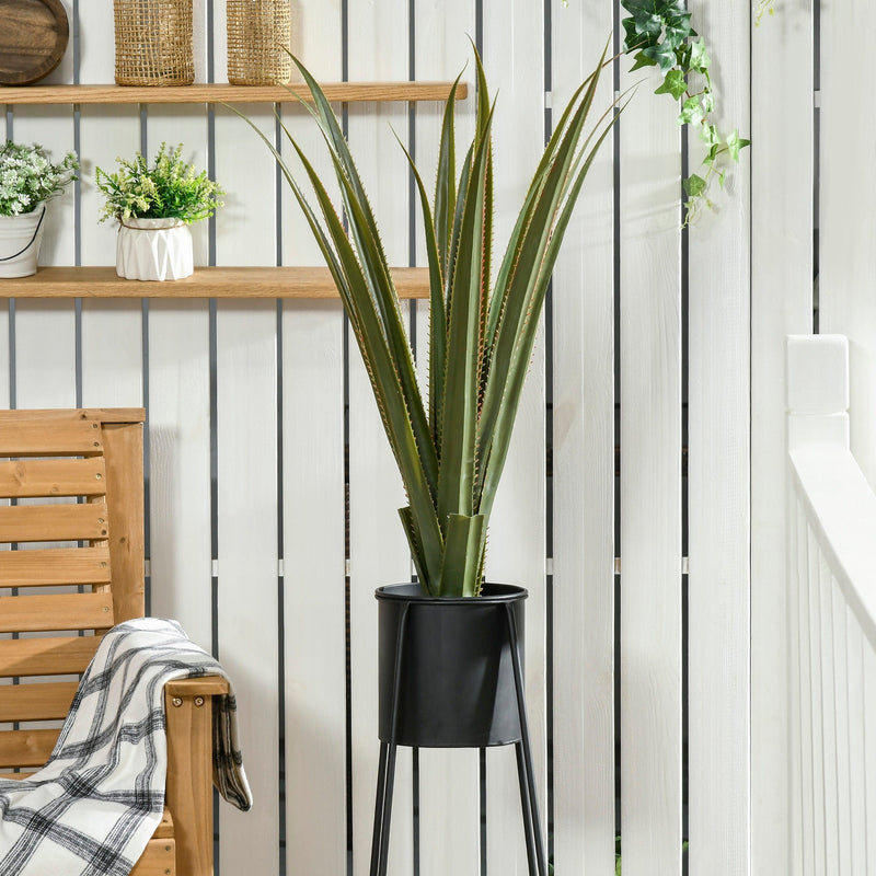 Artificial Green Agave Plant in Pot