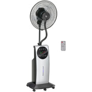 Misting Pedestal Fan, Mosquito Killer, 3.1L Tank, Black Homcom