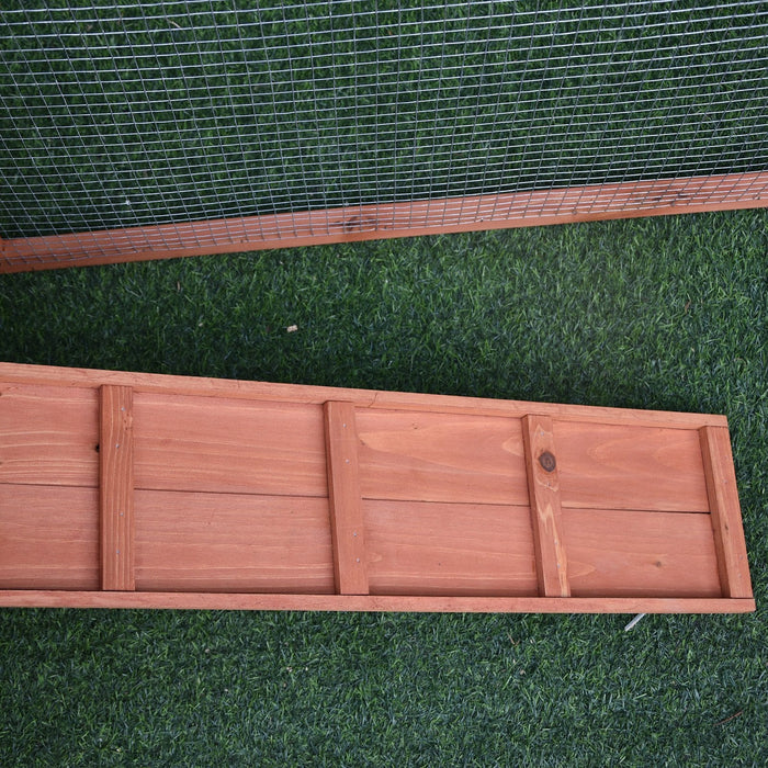 2 Tier Outdoor Rabbit Hutch With Run