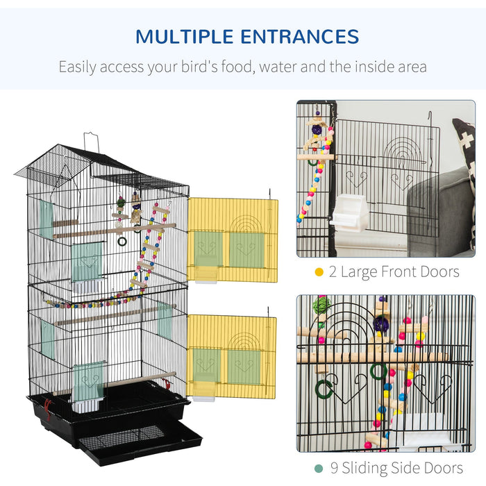Bird Cage for Canaries, Budgies, Finches