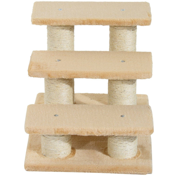 Cream Portable Pet Steps for Small Animals