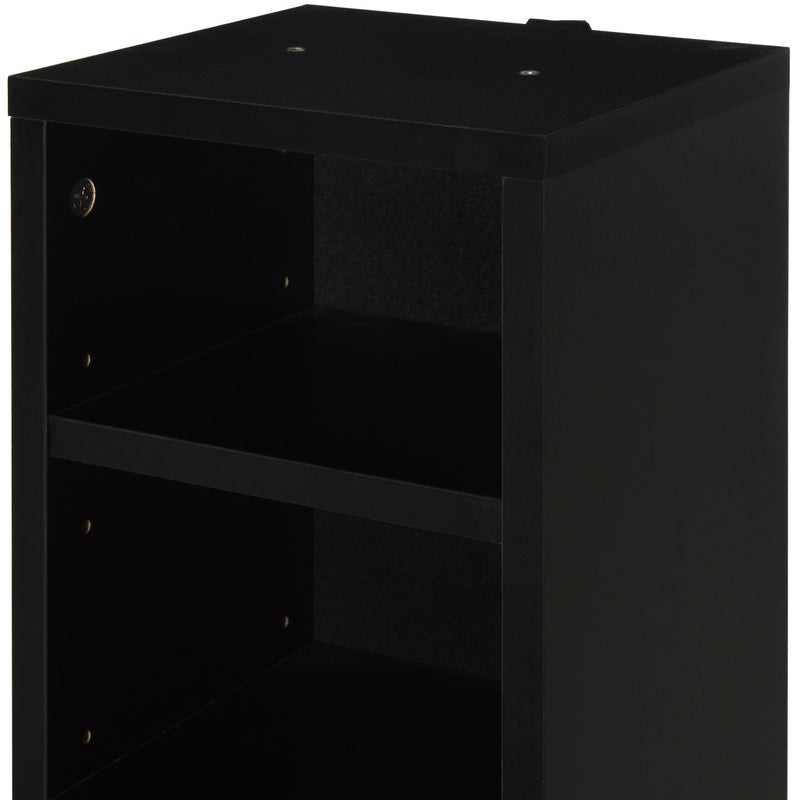CD/DVD Display Shelf, Black, 204 Set (Set of 2)
