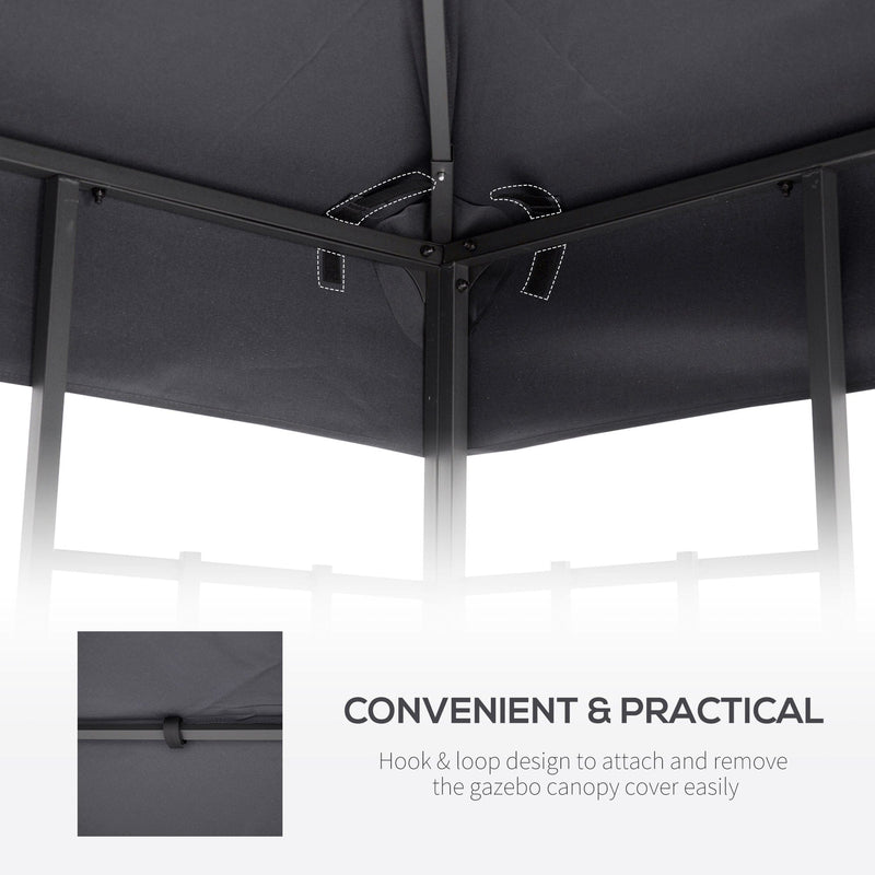 Waterproof Gazebo Canopy Replacement 3x3 (Top Only)