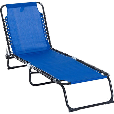 Lightweight Foldable Sun Lounger Outsunny