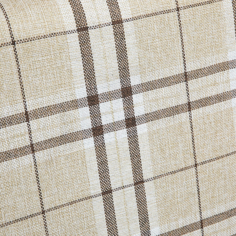 Modern Accent Chair, Linen-Feel, Beige