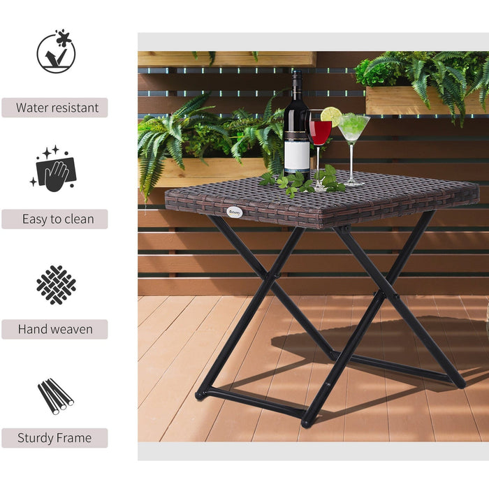 Square Rattan Coffee Table