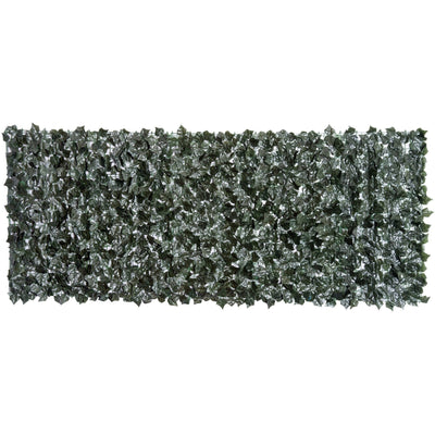 Artificial Leaf Privacy Screen for Fences and Balconies Maintenance Free Dark Green Outsunny