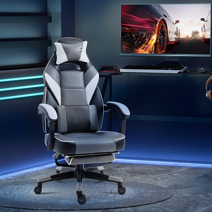 Ergonomic Racing Gaming Chair Grey