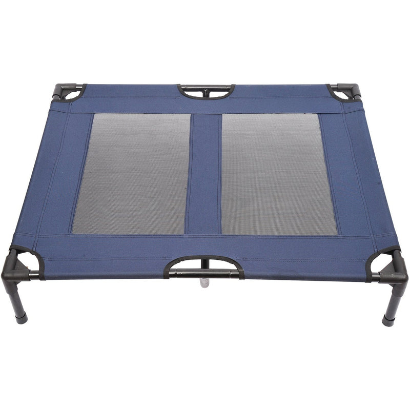 Elevated Pet Cot, Portable, Camping, Blue