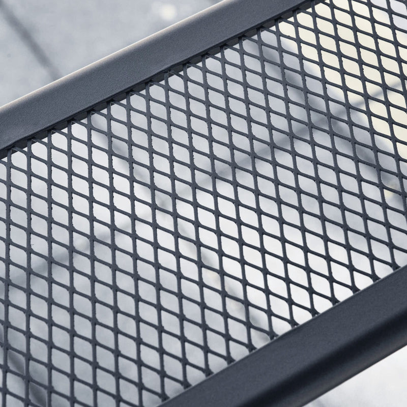 BBQ Gazebo, Double-Tier, Patio Deck Cover, 2.5M (8ft), Grey