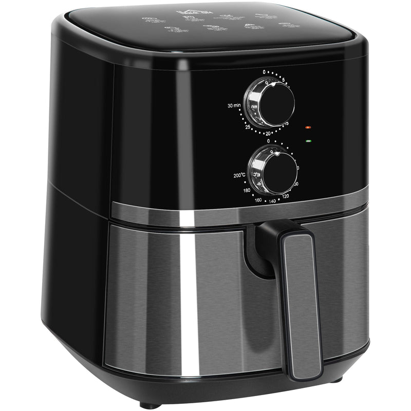 1500W Air Fryer Oven, 4.5L, Rapid Air Circulation, Black