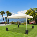 Sand Bag Weights For Gazebo Legs, Set of 4, Black Outsunny