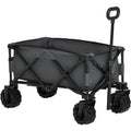 Folding Trolley For Beach, Garden, Camping, Grey Outsunny
