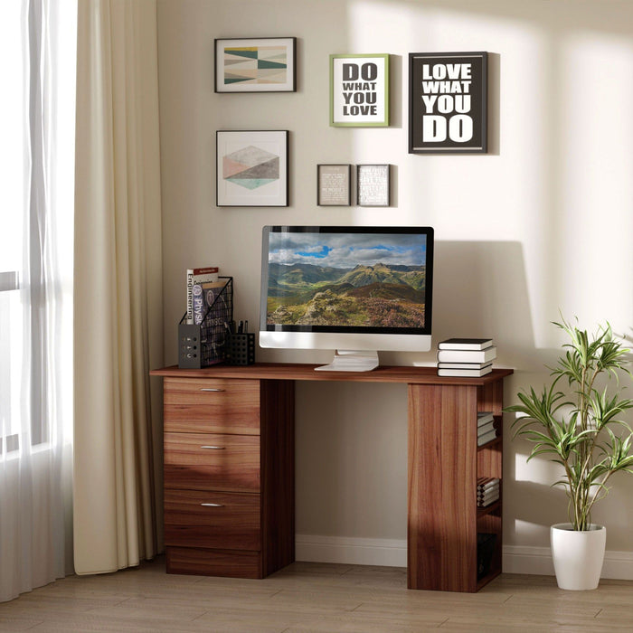 Computer Desk with Shelves