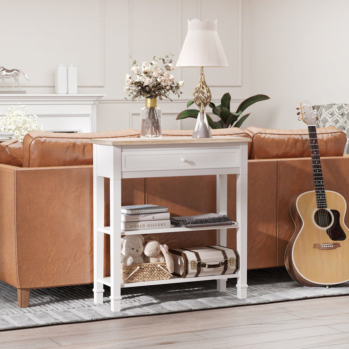 Console Table For Small Hallways - H80 x L75 x W27cm