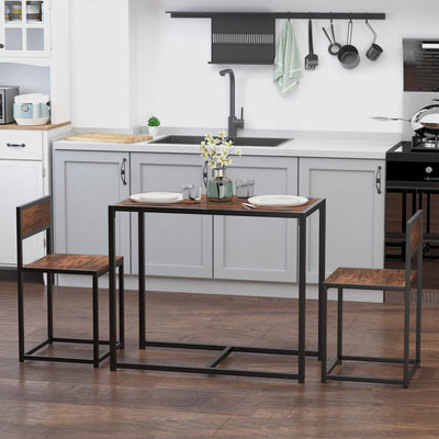 Small Dining Table and Chairs For 2 Homcom