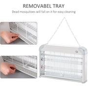 Electric Fly Mosquito Killer 20W, Free Standing/Wall Hanging Homcom