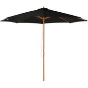 3m Wooden Parasol Outsunny