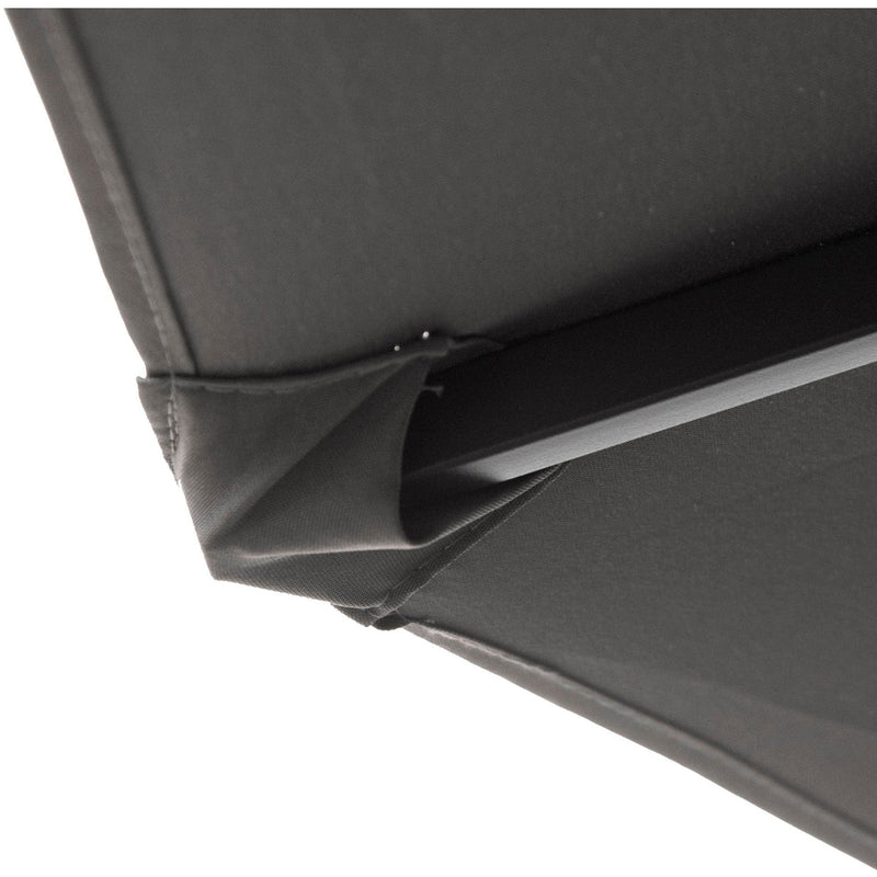 4.6m Double Sided Parasol With Crank Handle, No Base Outsunny