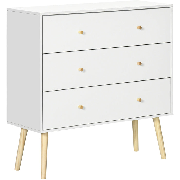 Scandi Inspired 3 Drawer Chest of Drawers