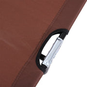 Folding Sun Lounger With Face Hole Outsunny