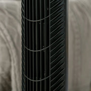 40W Tower Fan with Remote, Oscillation, 3 Speeds, 78.5H cm Homcom