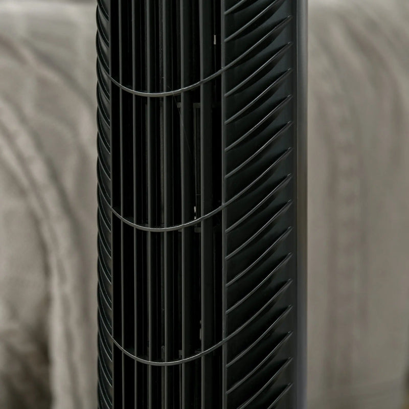40W Tower Fan with Remote, Oscillation, 3 Speeds, 78.5H cm Homcom