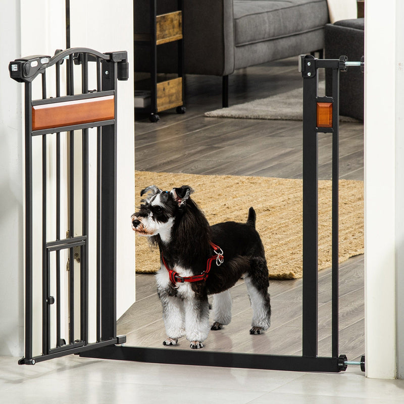 Pet Safety Gate with Door (74-80cm)