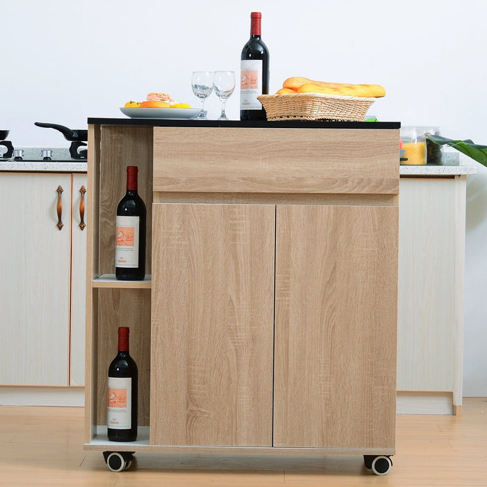 Kitchen Storage Trolley on Wheels