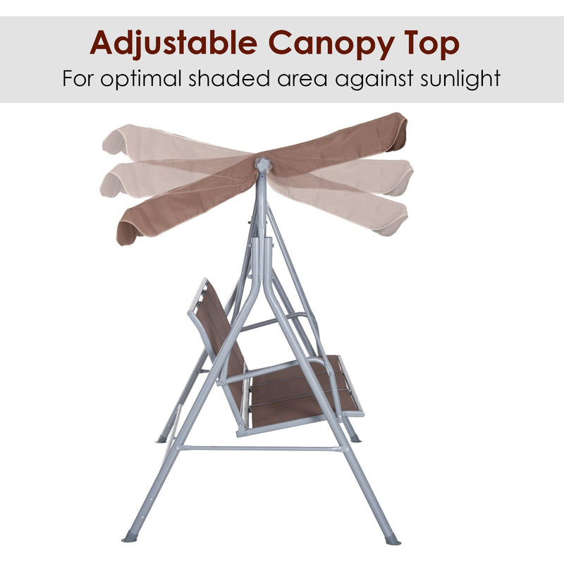 3 Seater Swing Chair Outsunny