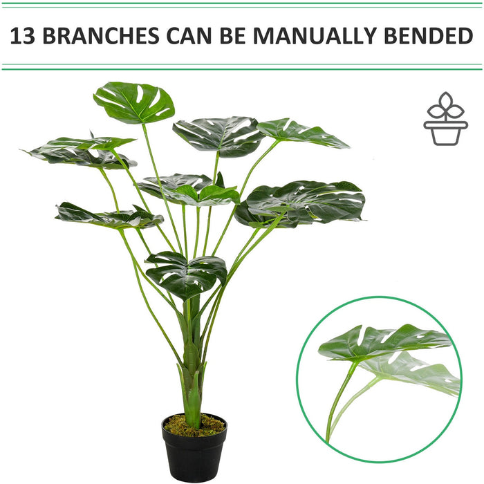 2.8FT Artificial Monstera Indoor/Outdoor Tree