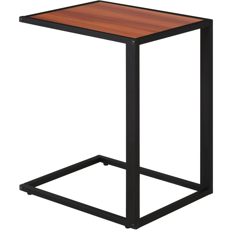 C Shaped Side Table, Metal Frame for Living Room, Bedroom