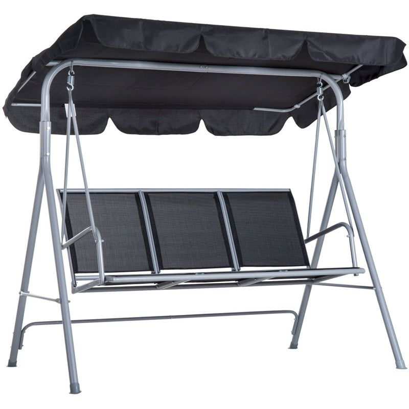 3 Seater Swing Chair Outsunny