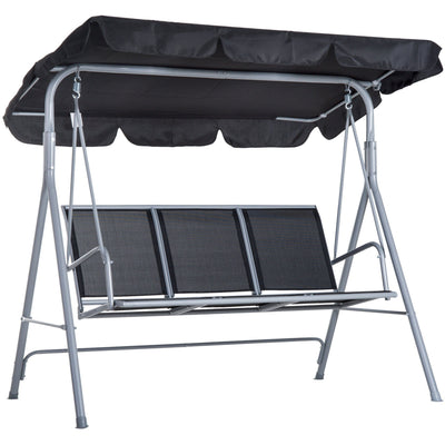 3 Seater Swing Chair Outsunny